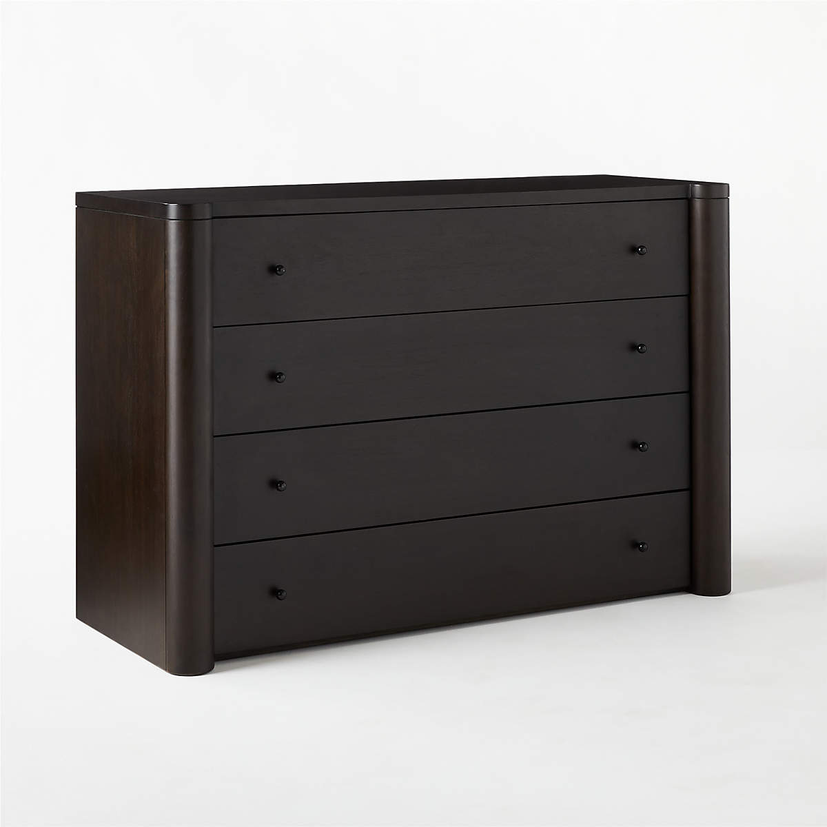PORT BLACKENED WOOD SHORT DRESSER thumbnail 5