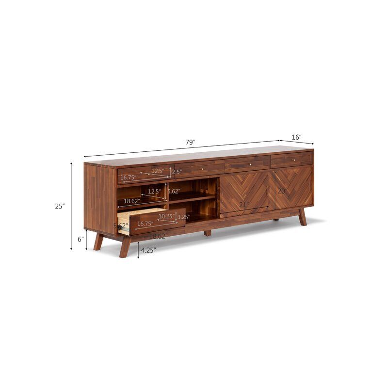 Chumasero Solid Wood TV Stand thumbnail 7