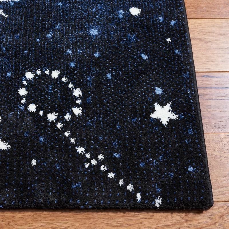 Baillie Dark Blue or Light Blue Area Rug-8'x8' thumbnail 3