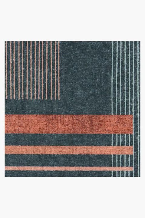 Quadra Teal Rug-9'x12' thumbnail 3