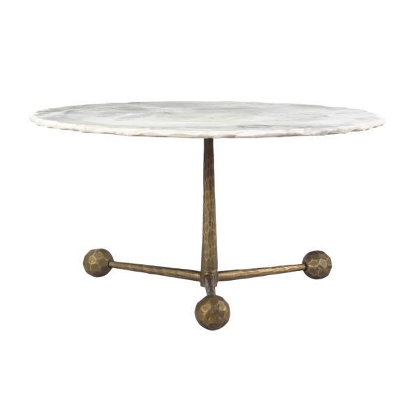 ORBITAL WHITE MARBLE COCKTAIL TABLE thumbnail 3