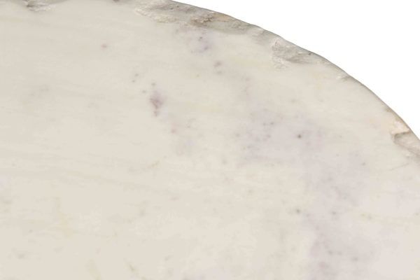 ORBITAL WHITE MARBLE SIDE TABLE thumbnail 5