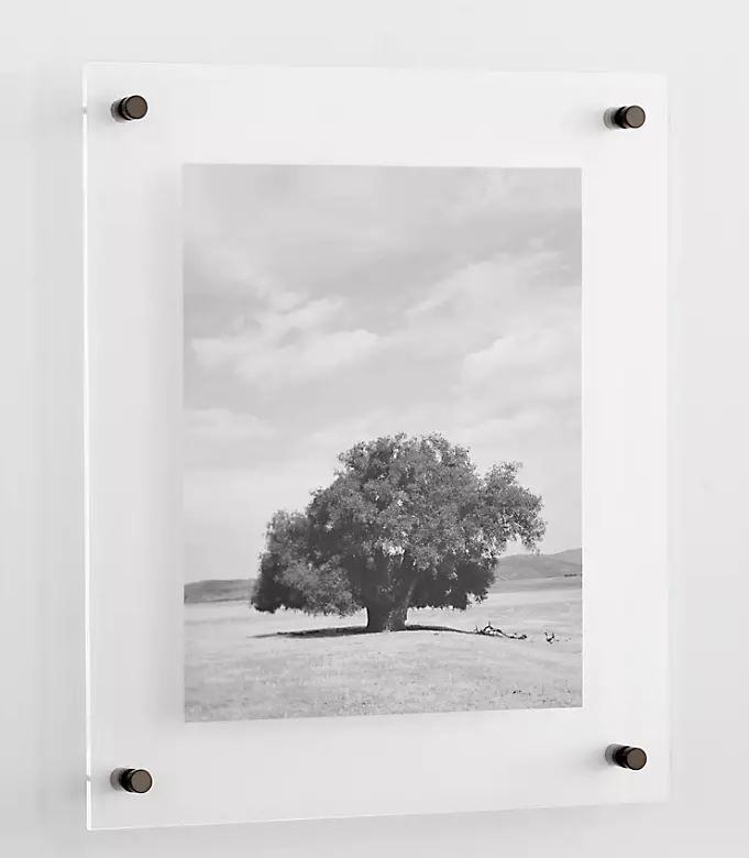 Gunmetal Floating Acrylic Wall Frame thumbnail 2