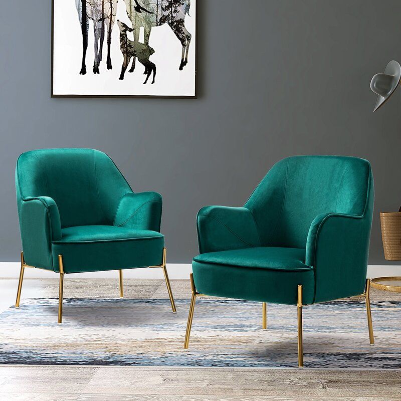 Cleo Wide Velvet Armchair thumbnail 11