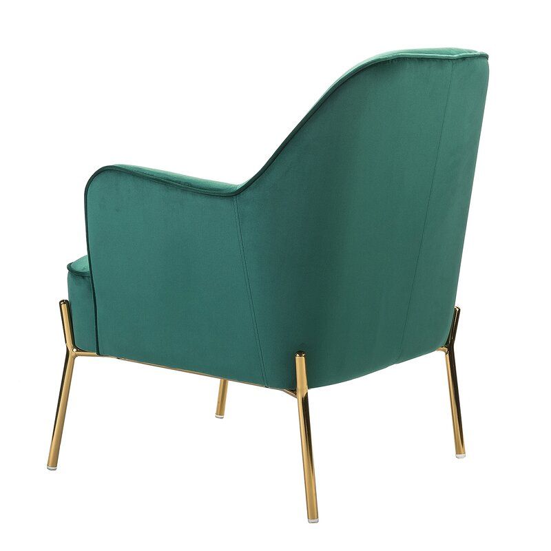 Cleo Wide Velvet Armchair thumbnail 2