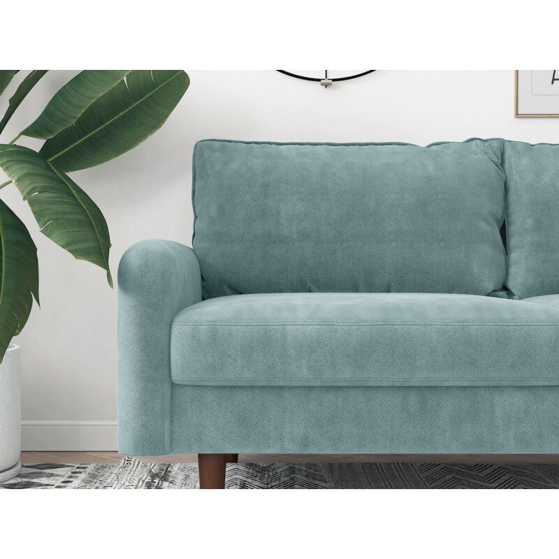 Britany Velvet Round Arm Sofa thumbnail 8