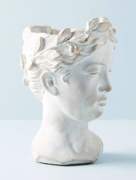 Grecian Bust Pot small thumbnail 3