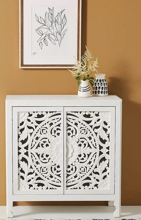  Handcarved Lombok Entryway Cabinet thumbnail 3