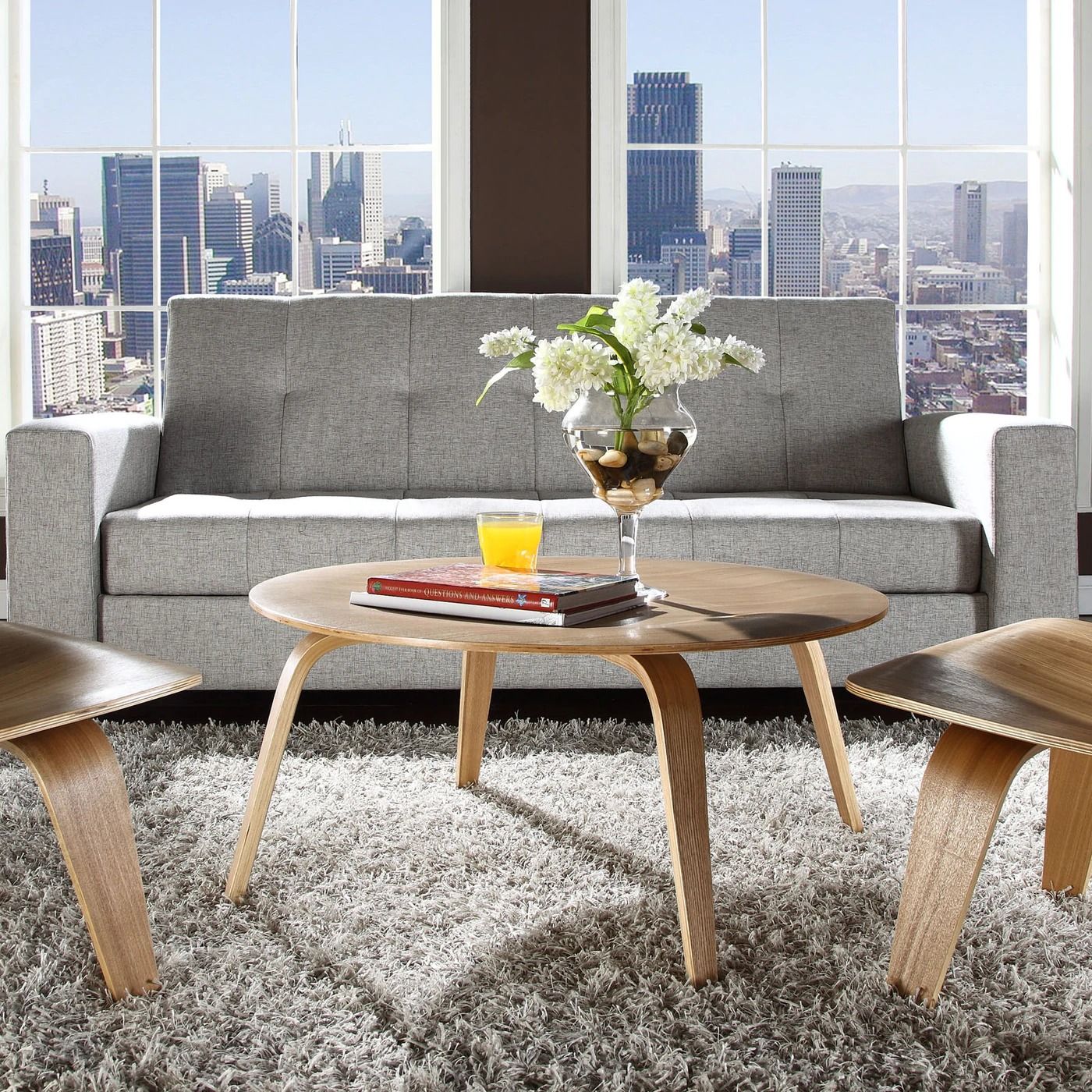 Plexi Coffee Table - Walnut thumbnail 2