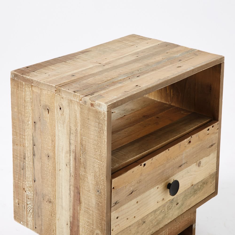 Emmerson Reclaimed Wood Nightstand thumbnail 2