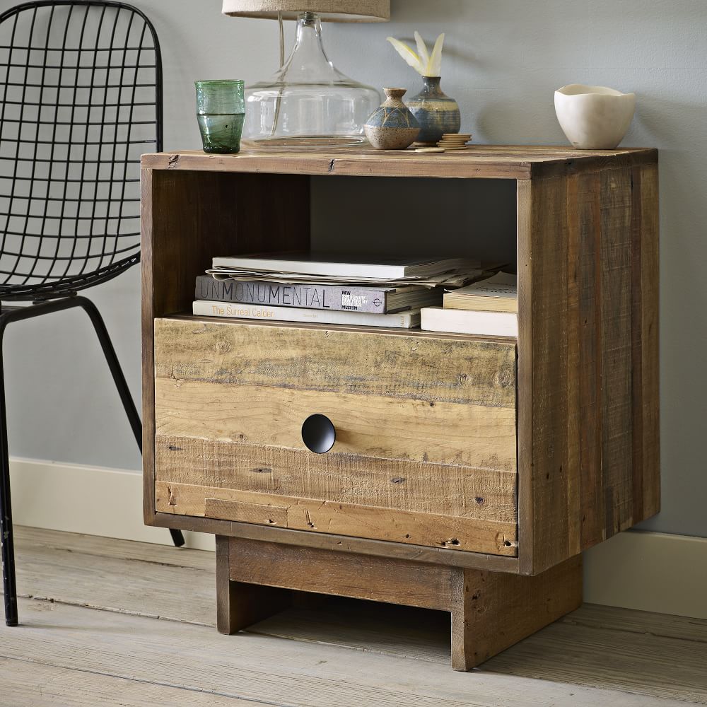 Emmerson Reclaimed Wood Nightstand thumbnail 9