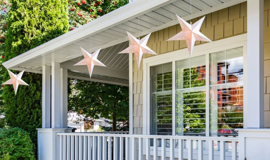 White Weatherproof Star Lantern Lamp, Hanging Decoration thumbnail 4