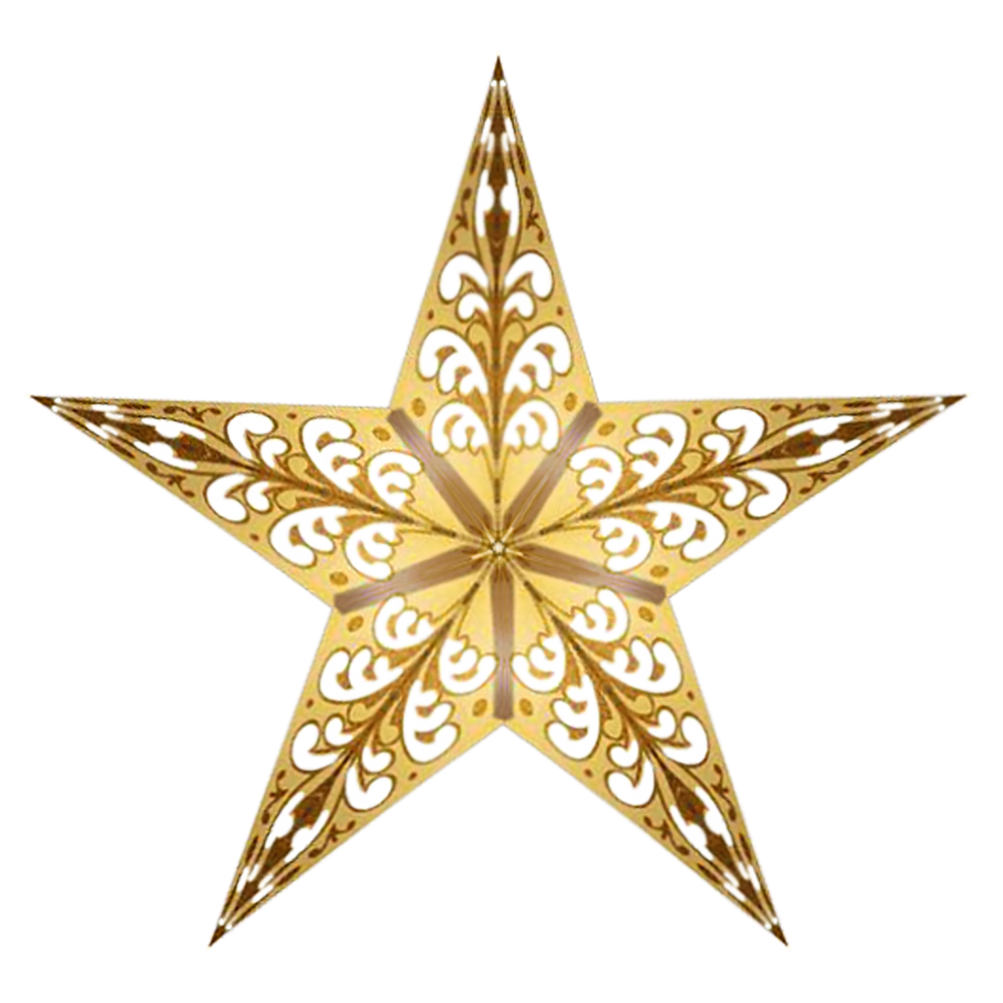 Gold Glitter Star Lanterns and Lamp  thumbnail 4