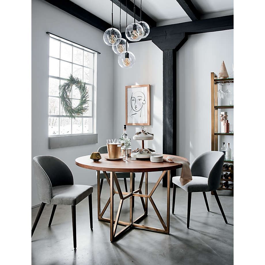 Hayes Round Acacia Dining Table thumbnail 2