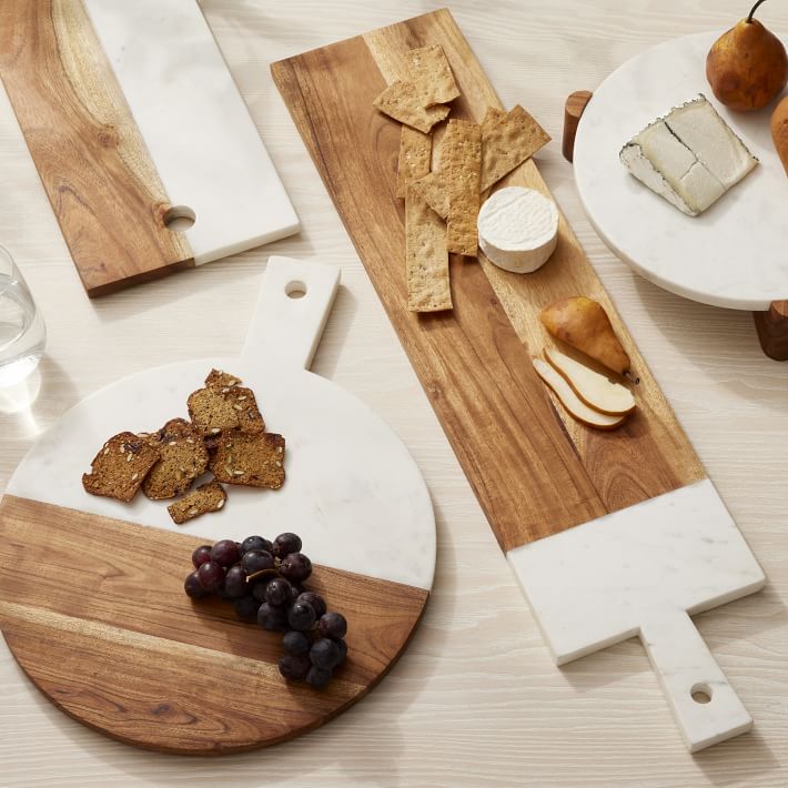 Mixed Marble & Wood Preston Serveware thumbnail 3