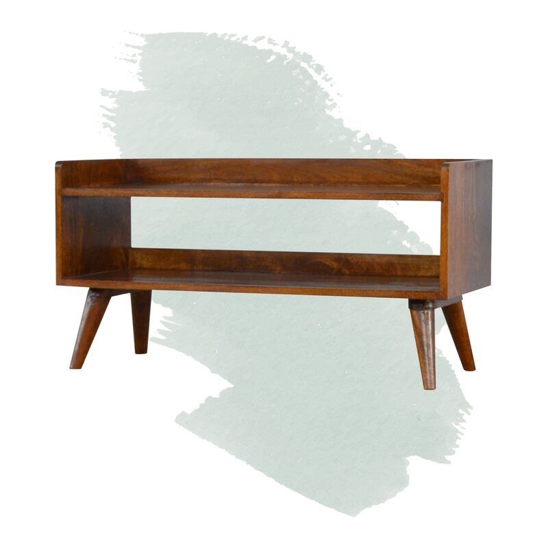 Uwais Solid Wood Shoe Storage Bench thumbnail 4