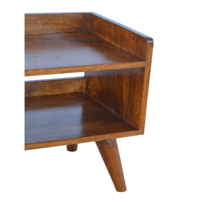 Uwais Solid Wood Shoe Storage Bench thumbnail 5