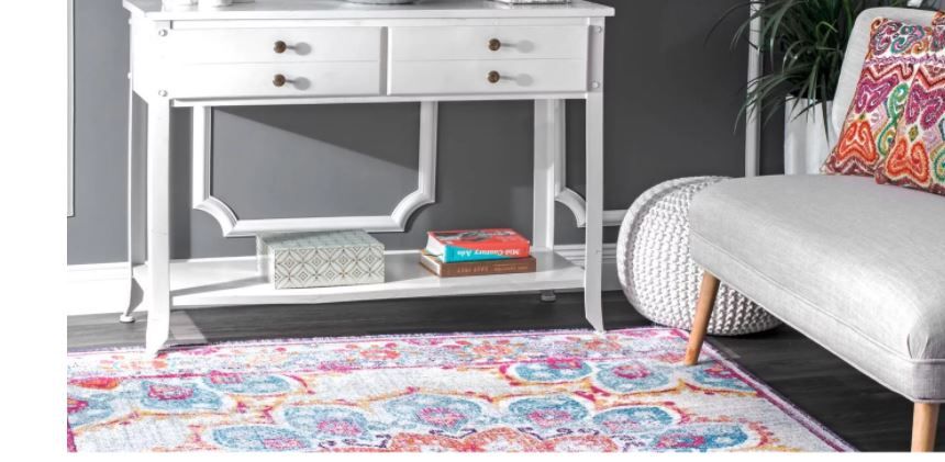 Nuloom Vintage Floral Kiyoko Area Rug-6'x9' thumbnail 2