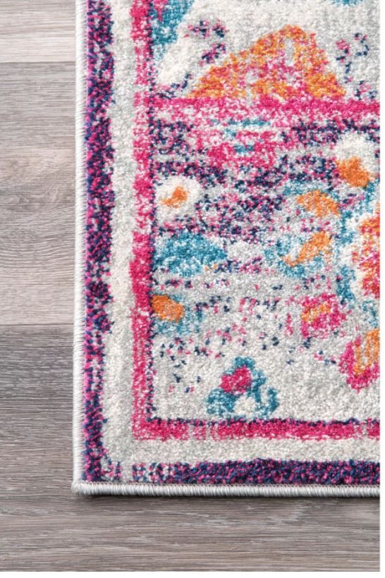 Nuloom Vintage Floral Kiyoko Area Rug-6'x9' thumbnail 3