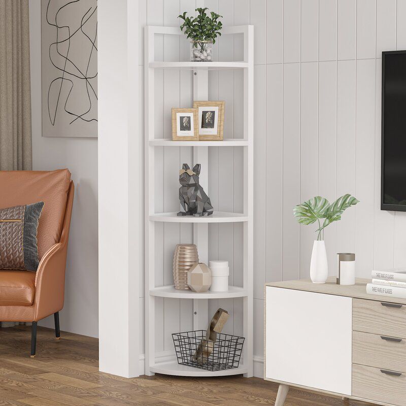 Haseltine Steel Corner Bookcase thumbnail 3