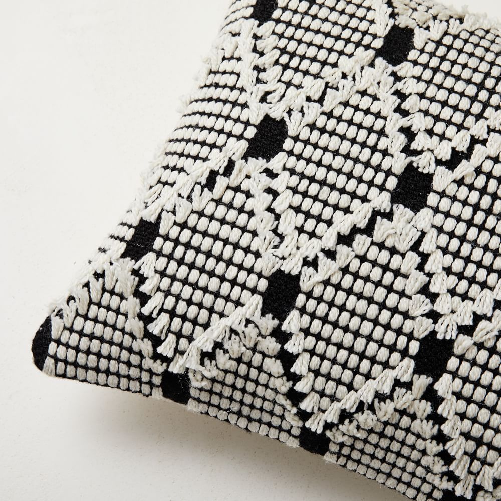 Fringe Diamond Indoor Outdoor Pillow thumbnail 3