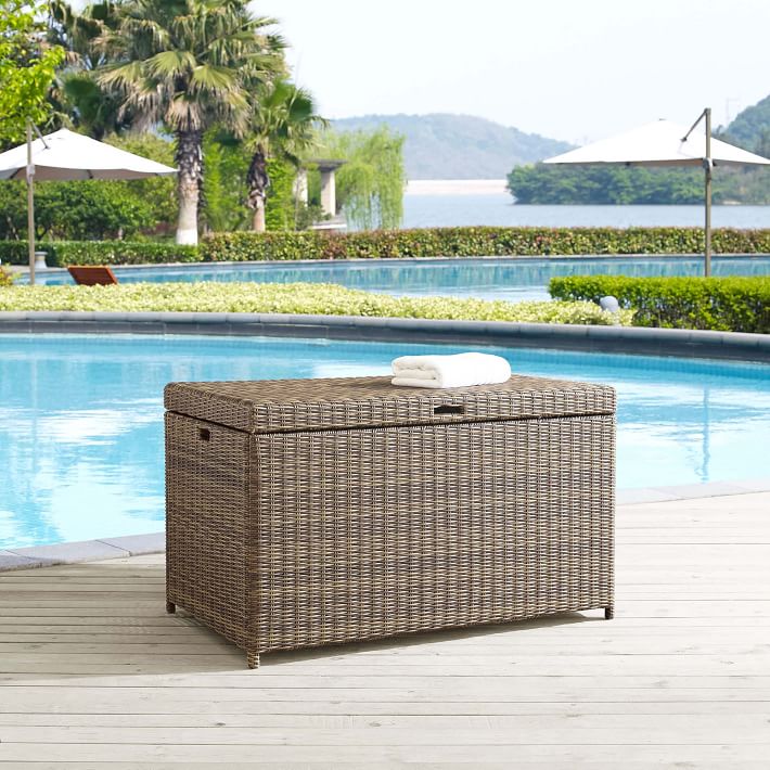 Bradenton Outdoor Wicker Storage thumbnail 3