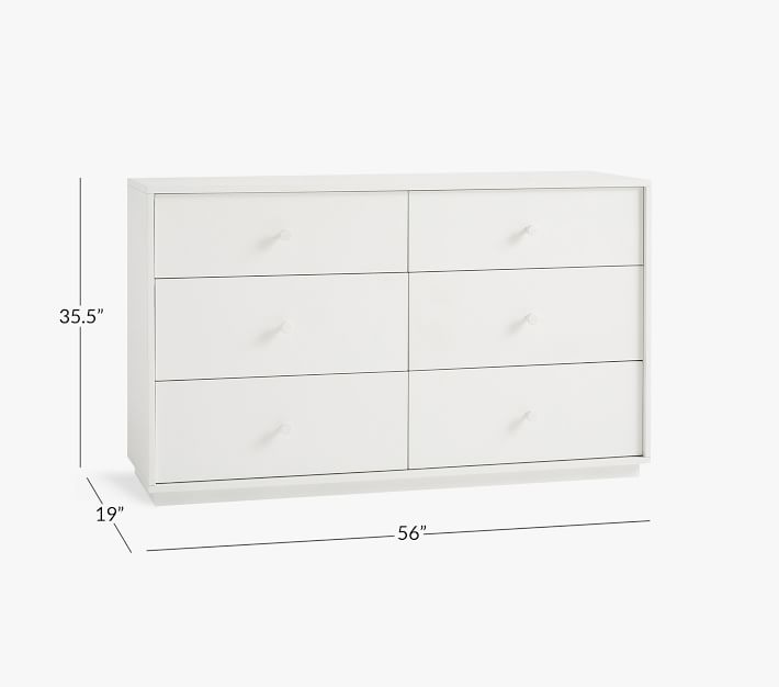 Milo Extra-Wide Dresser - Simply White thumbnail 2