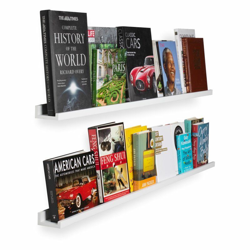 Aethan Picture Ledge Wall Shelf Set of 2 thumbnail 3
