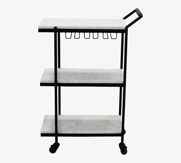 Laval Marble Bar Cart thumbnail 3