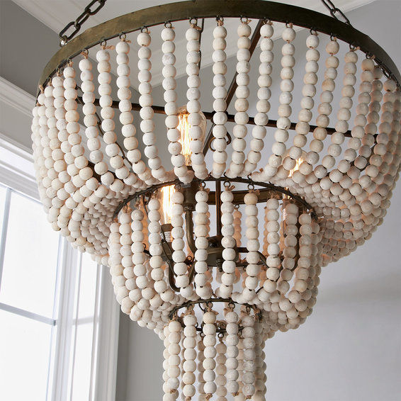 TIERED BASKET BEAD CHANDELIER thumbnail 2