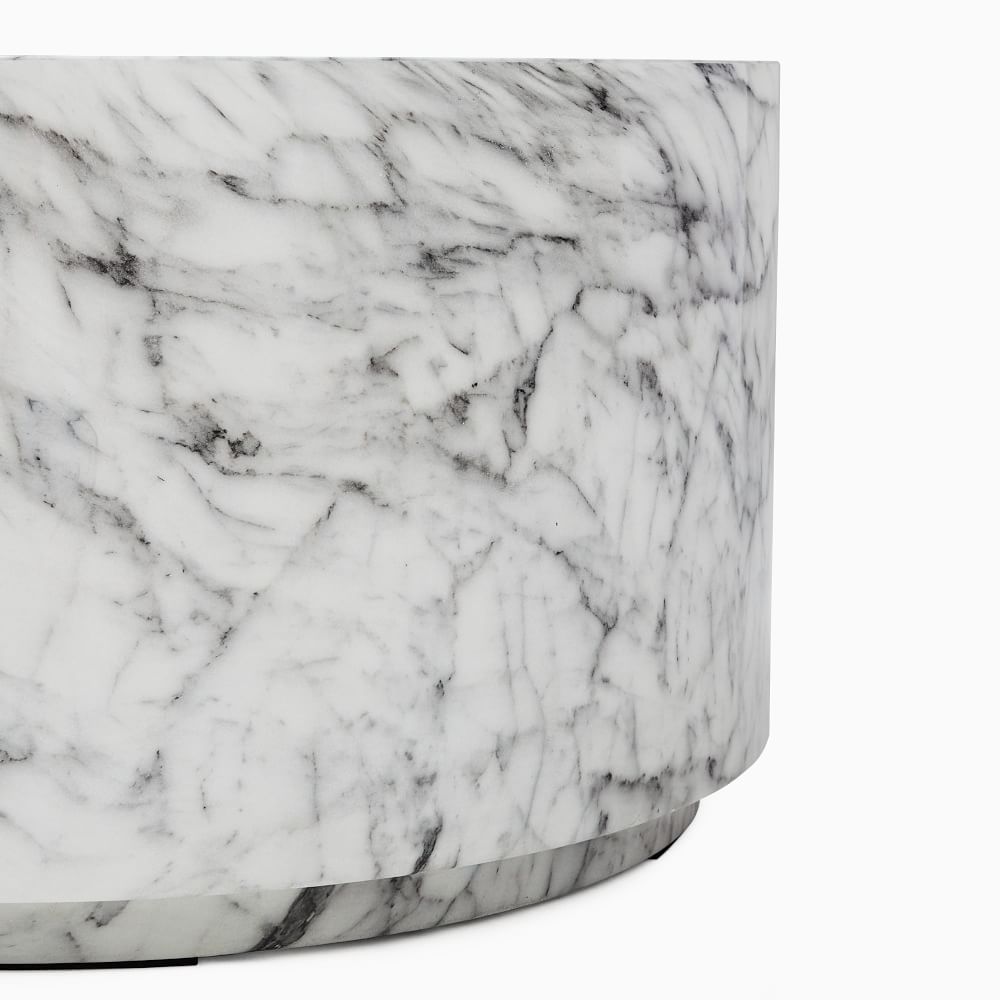 Marbled Drum Outdoor Coffee Table thumbnail 2