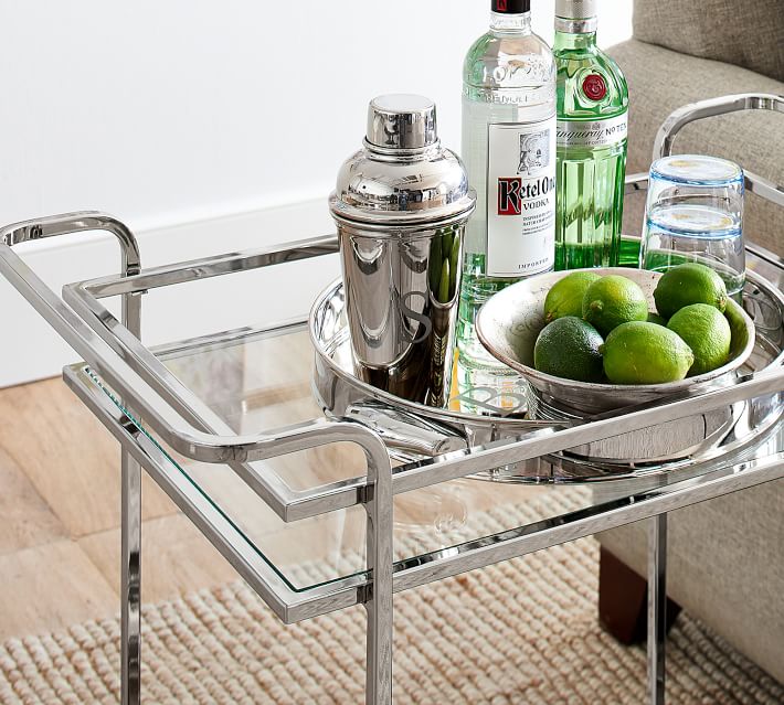 Skylar Metal Bar Cart thumbnail 4