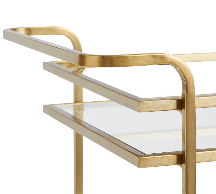 Skylar Metal Bar Cart   thumbnail 3
