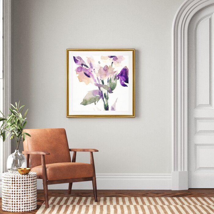 Garden Blooms II Wrapped Canvas Print With Frame-34.5"x34.5" thumbnail 2