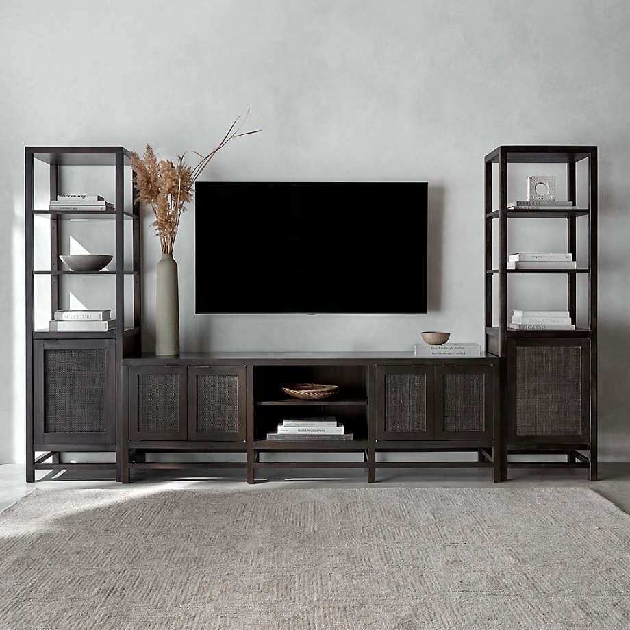 Blake Carbon Mahogany Media Console thumbnail 2