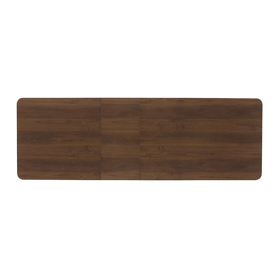 Tate Walnut Extendable Midcentury Dining Table thumbnail 4