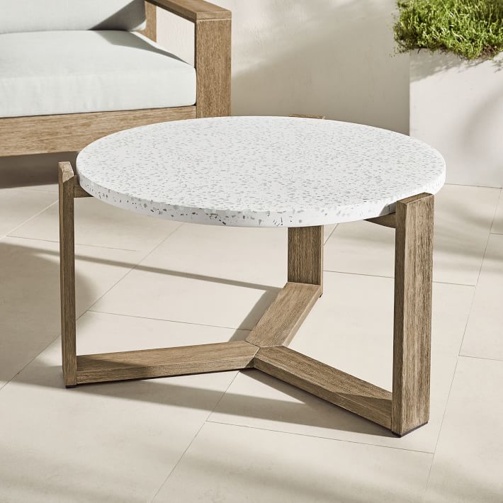 Mosaic Outdoor Coffee Table Terrazzo thumbnail 2