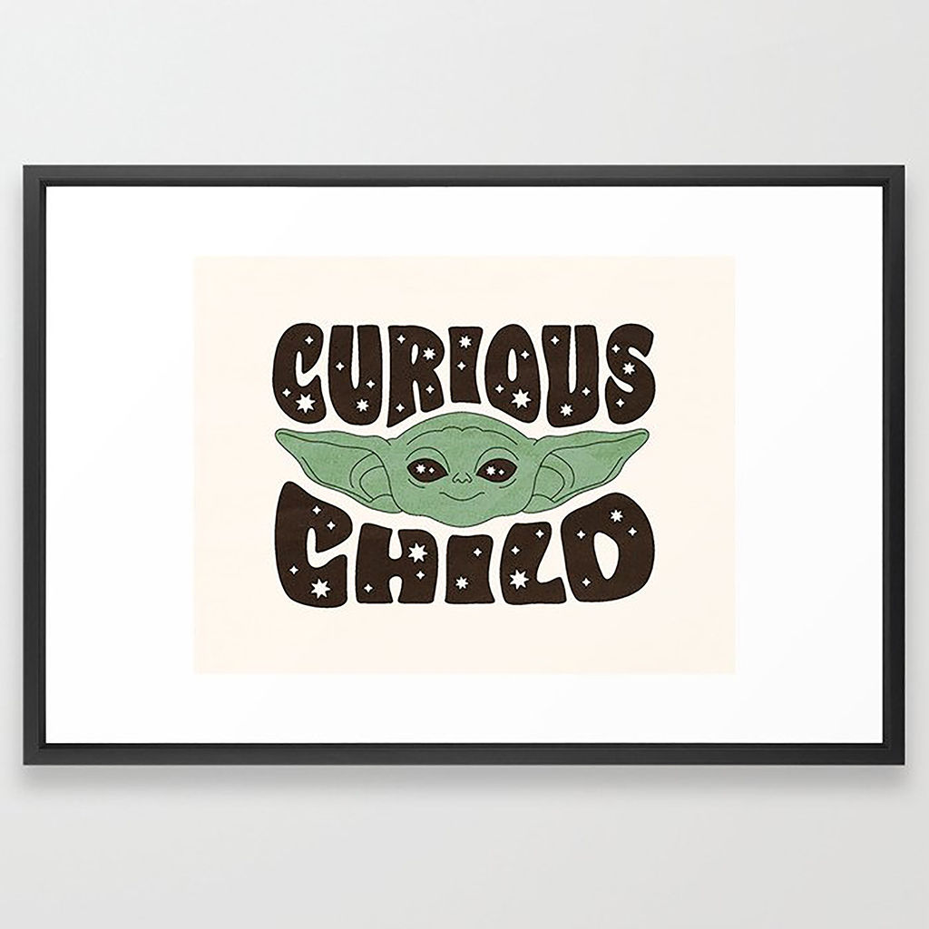 Curious Child Art Print with frame 24" x 36" thumbnail 2