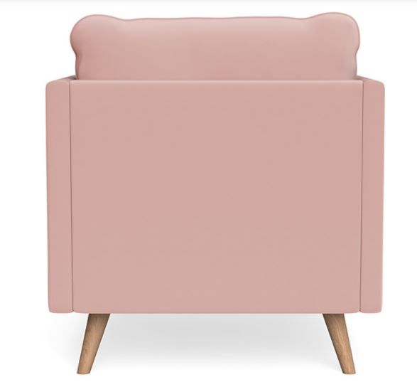 Custom Nox Armchair in Powder Pink thumbnail 3