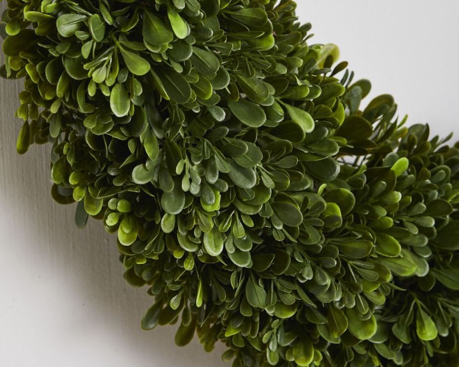 Faux Indoor Outdoor Tea Leaf Wreath thumbnail 2