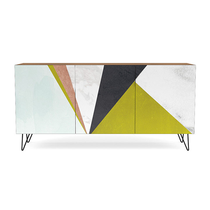 Espresso Voss Sideboard in Retro Geometrics thumbnail 5