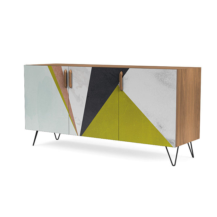 Espresso Voss Sideboard in Retro Geometrics thumbnail 2