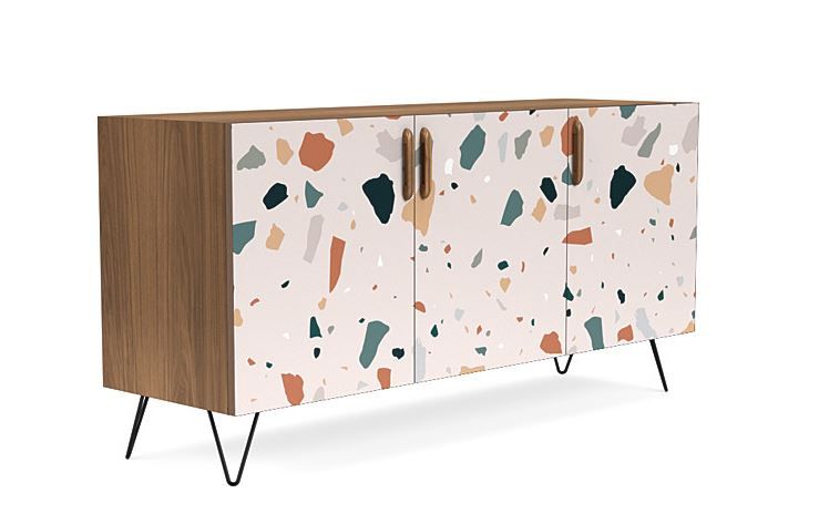 Espresso Voss Sideboard in Terrazzo Speckle thumbnail 2