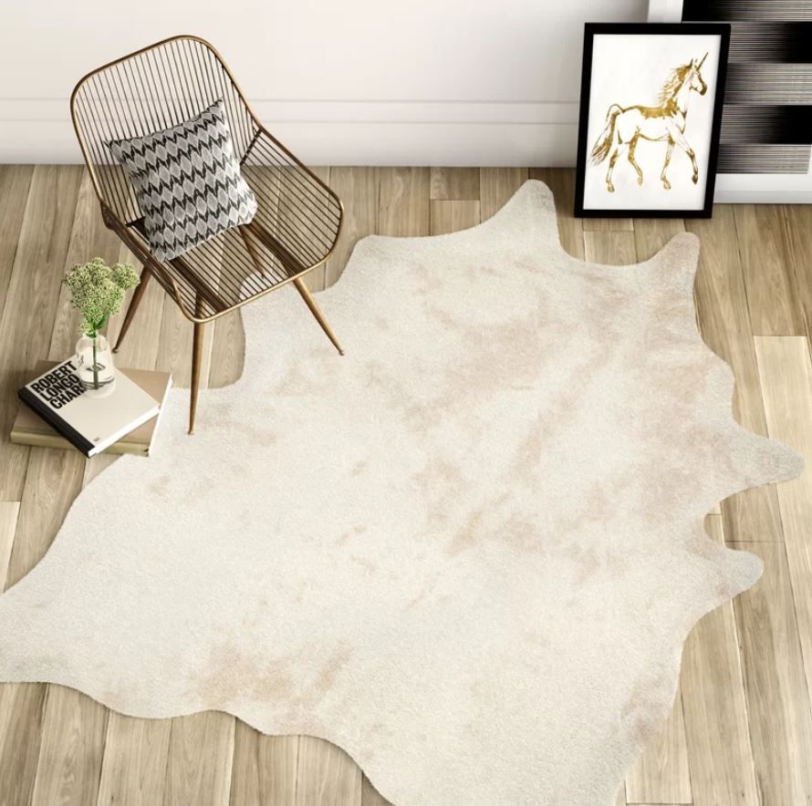 Isal Ivory Beige Area Rug-6'2"x8' thumbnail 2