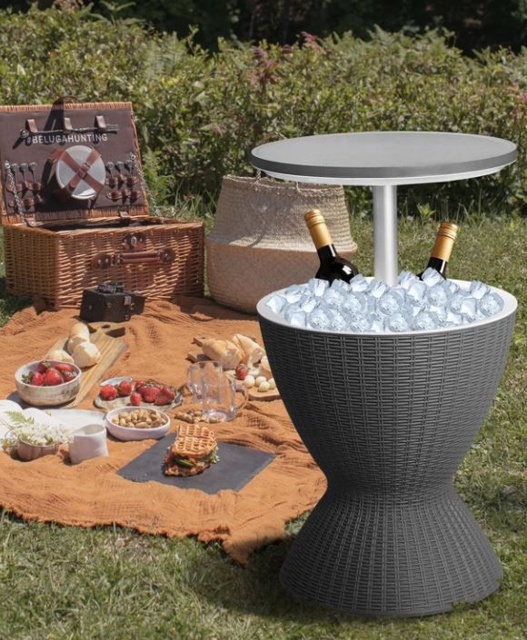 Adjustable Outdoor Bar Table Cooler thumbnail 2