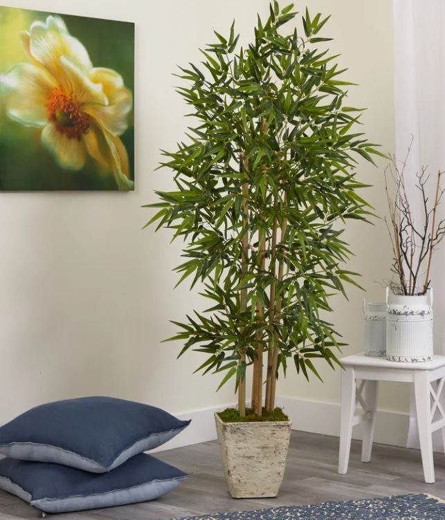 Artificial Bamboo Tree in Planter thumbnail 2