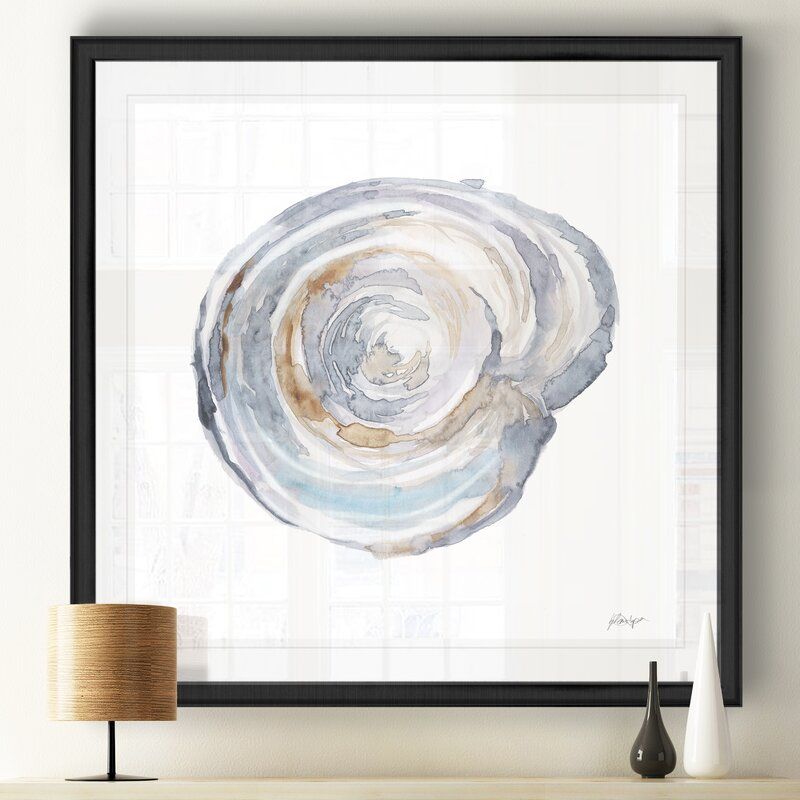 Watercolor Tree Ring III Painting on Canvas thumbnail 3