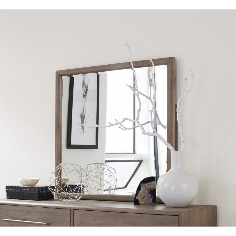 Longkesh Rectangle Wood Mirror thumbnail 3