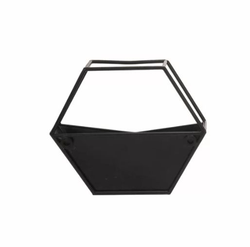 Black Haraway Conservatory Metal Wall Planter thumbnail 2
