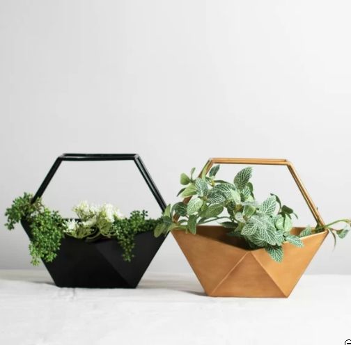 Black Haraway Conservatory Metal Wall Planter thumbnail 3